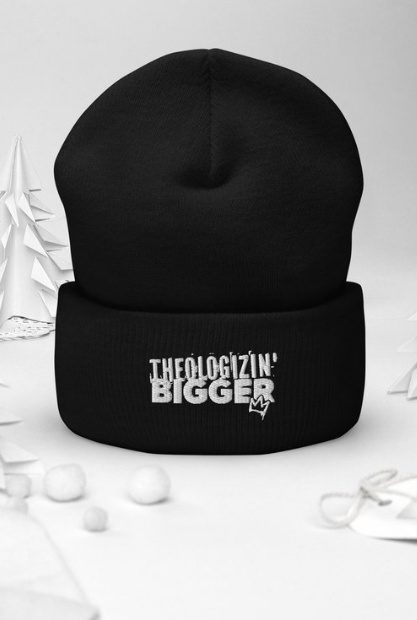 Theologizin' Bigger black cap