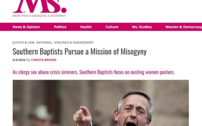 Christa Brown’s Ms. Magazine Article: Southern Baptists on a Mission of Misogyny
